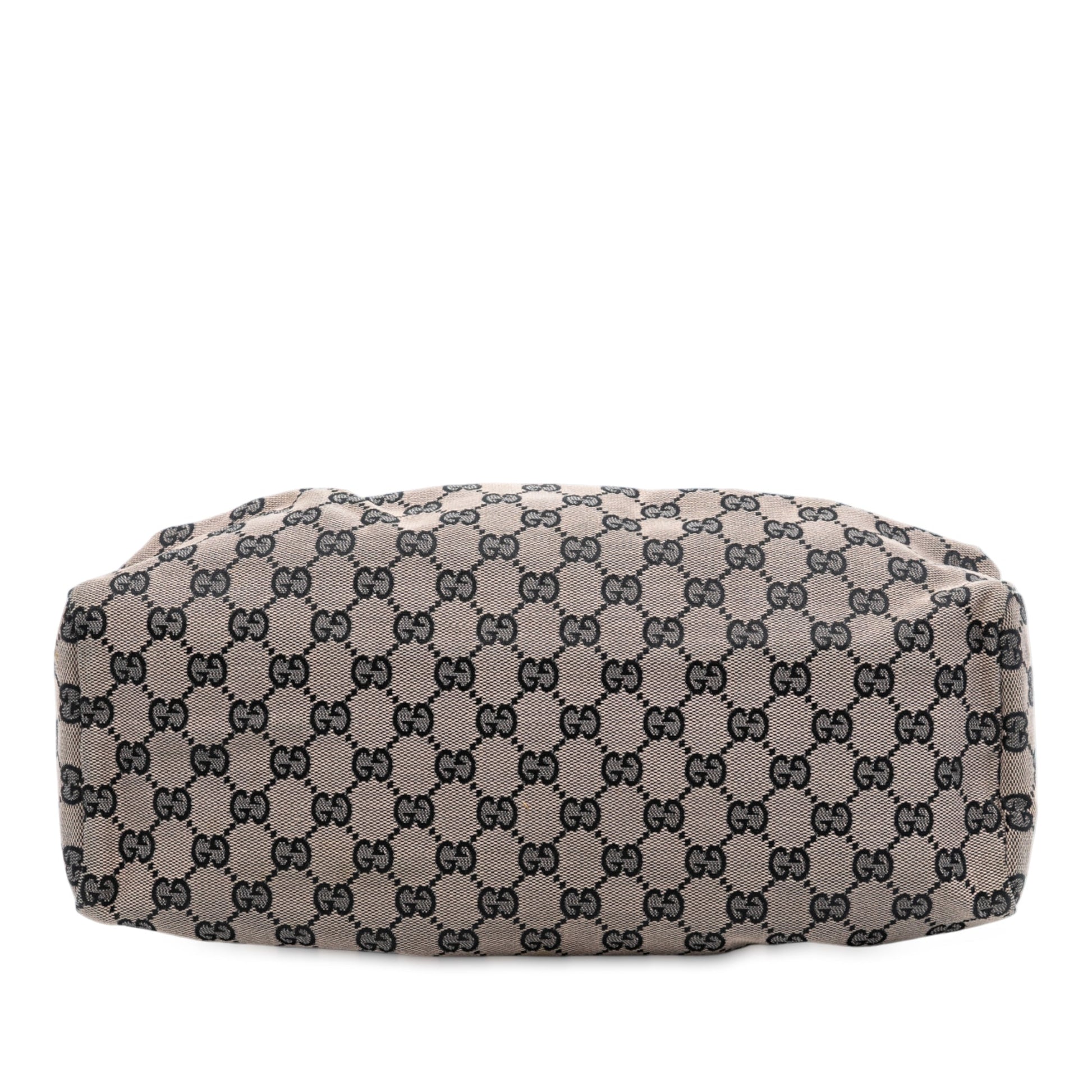 Gucci GG Canvas Wood Frame Handbag