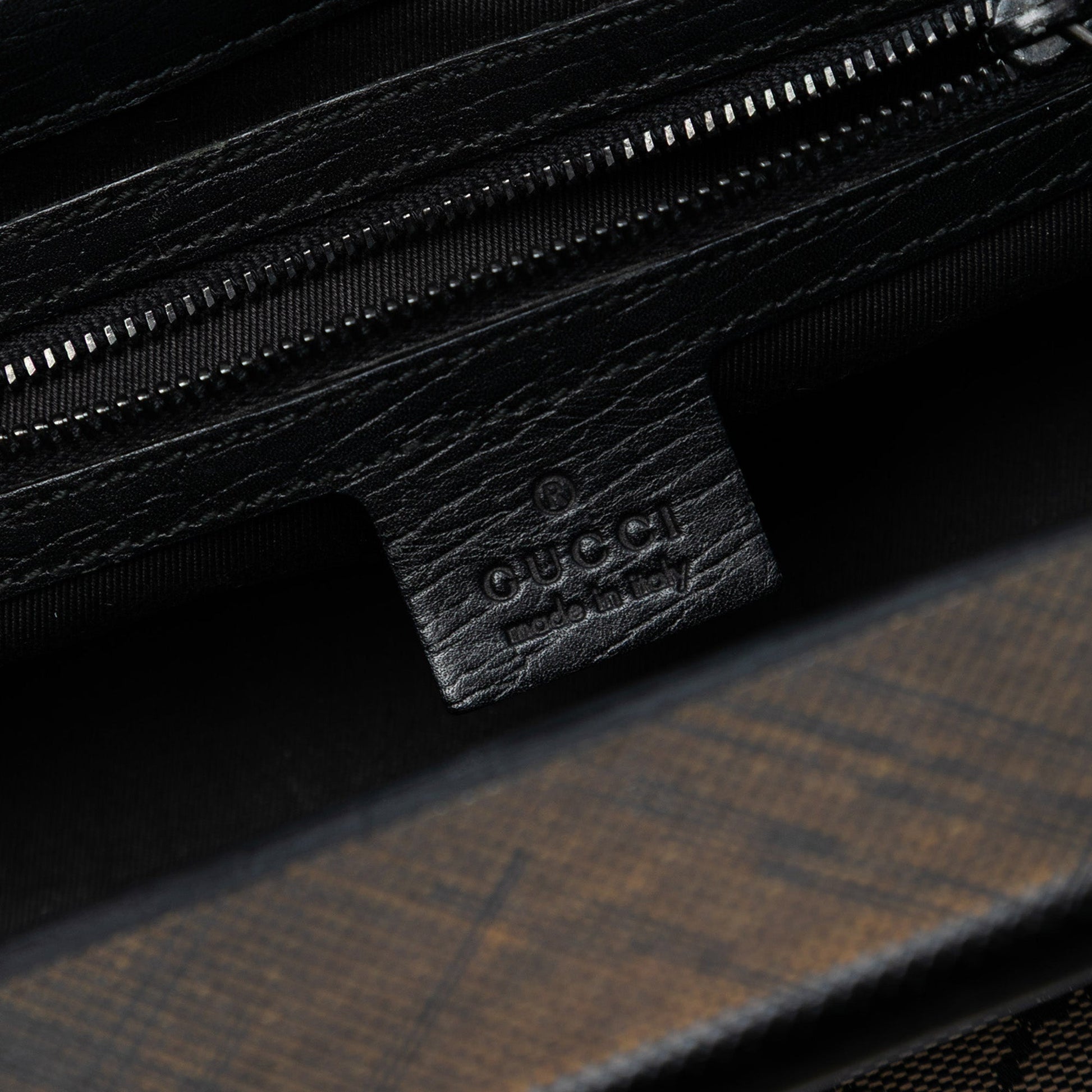 Gucci GG Canvas Wood Frame Handbag