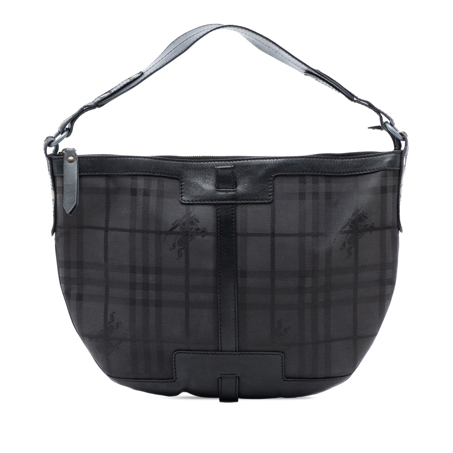 Burberry Haymarket Check Coated Canvas Hobo