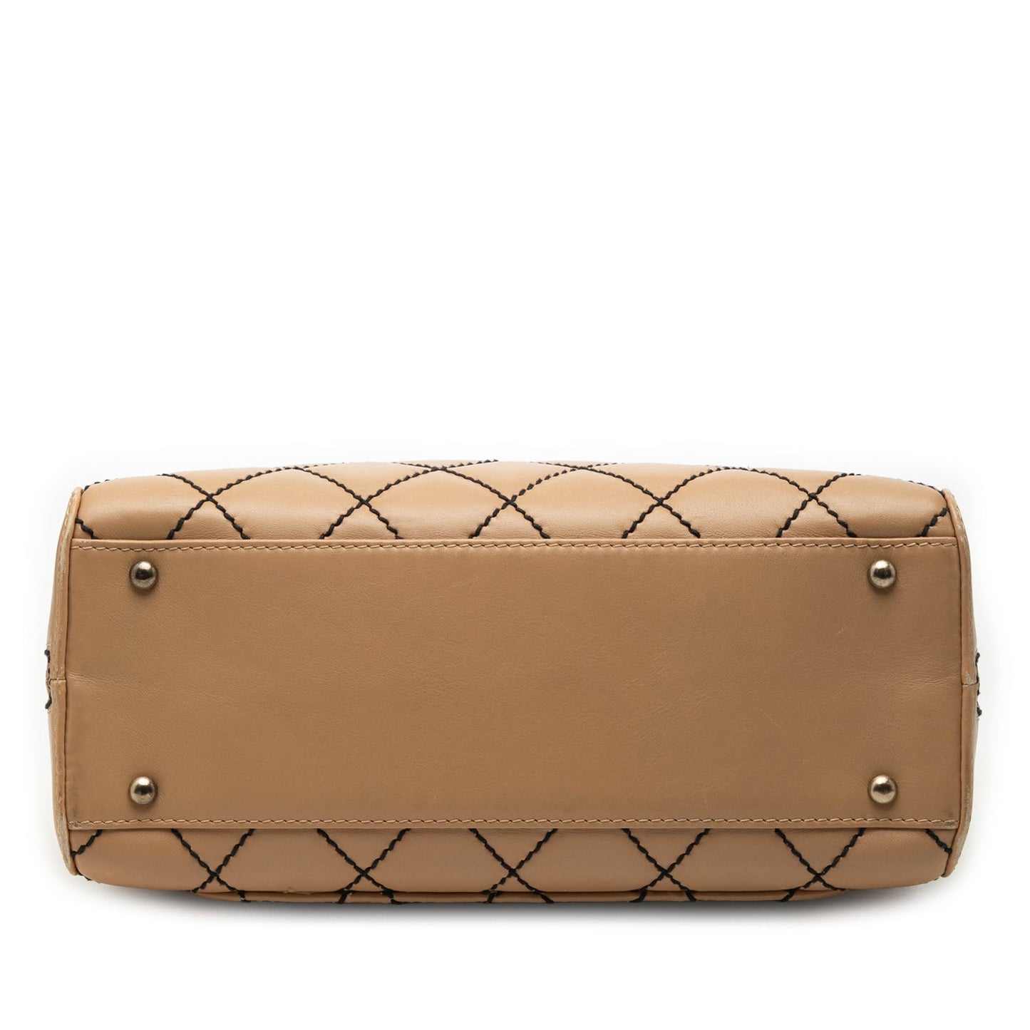 Chanel CC Lambskin Wild Stitch Handbag