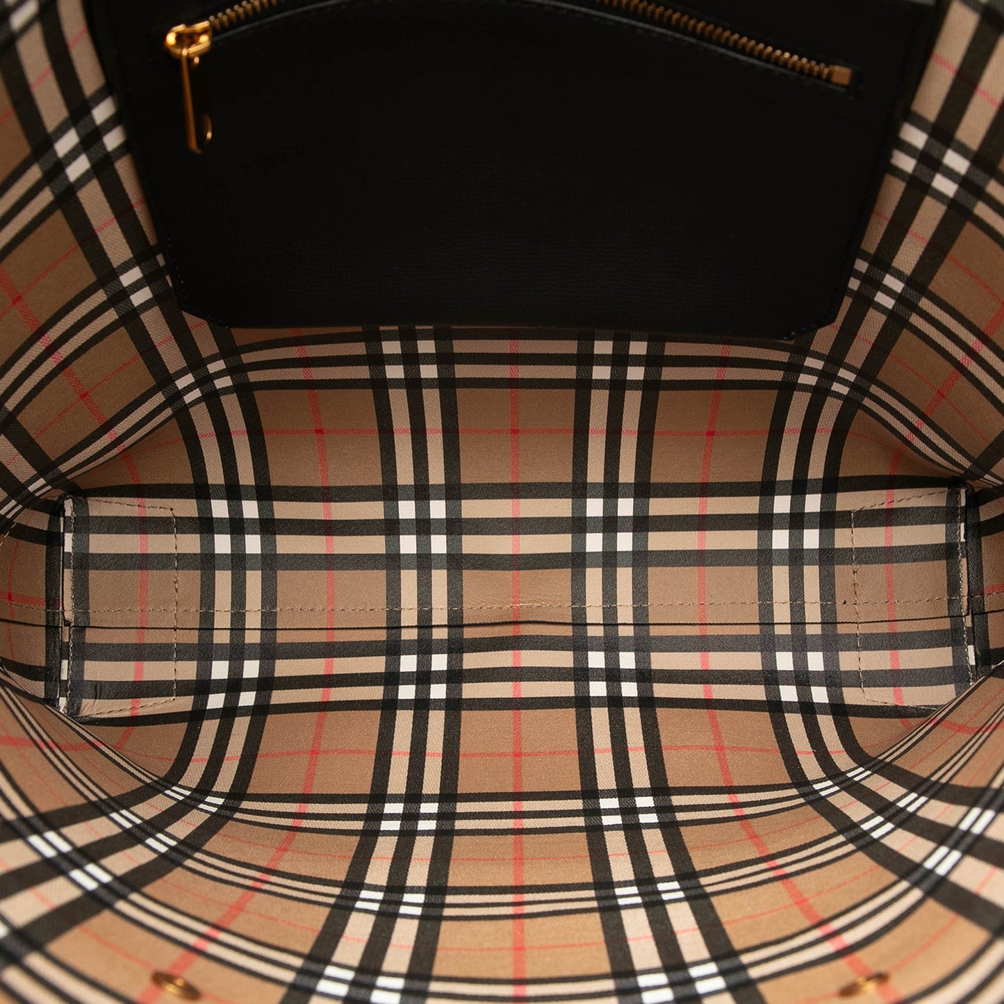 Burberry Large Embossed Leather Crest Tote