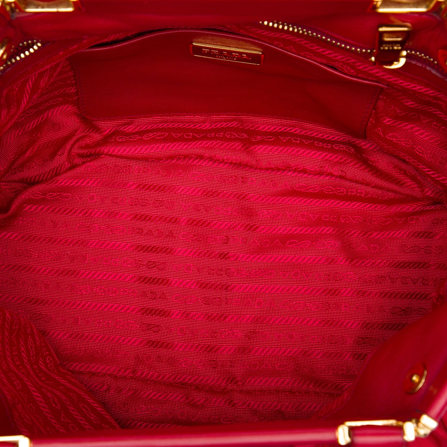 Prada Tessuto Gaufre Frame Satchel