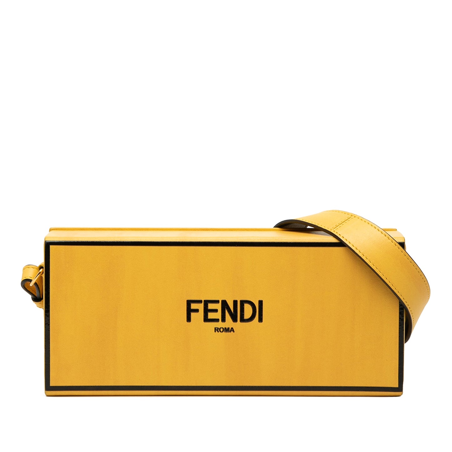 Fendi Leather Horizontal Box Crossbody