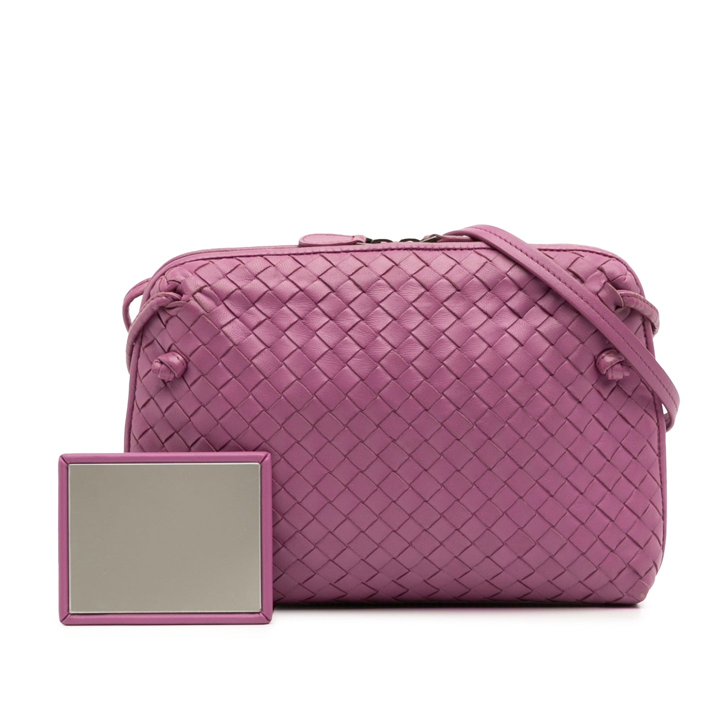 Bottega Veneta Nappa Intrecciato Nodini Crossbody