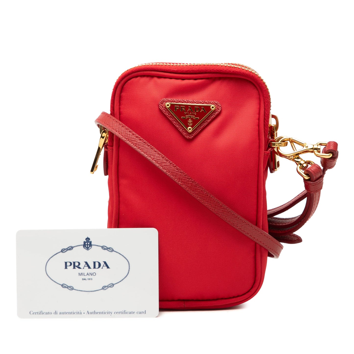 Prada Tessuto Double Zip Phone Case