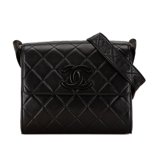 Chanel CC Quilted Lambskin Flap