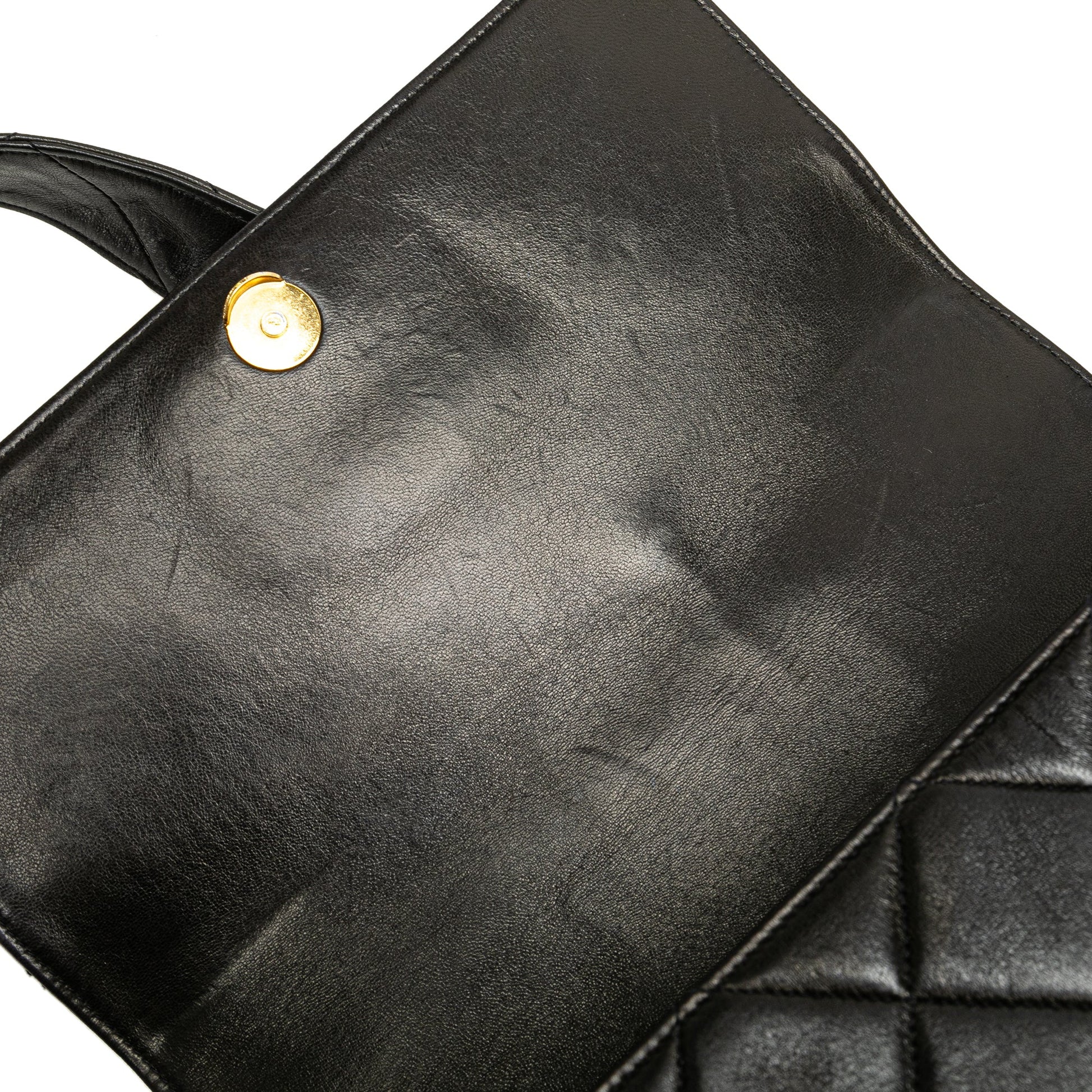 Chanel CC Quilted Lambskin Flap