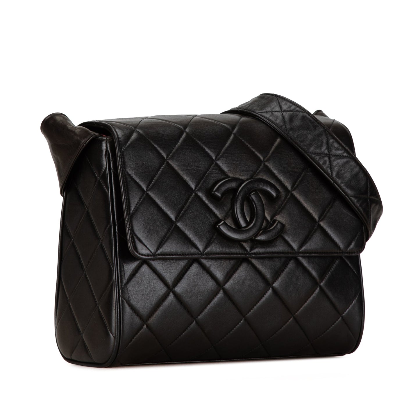 Chanel CC Quilted Lambskin Flap
