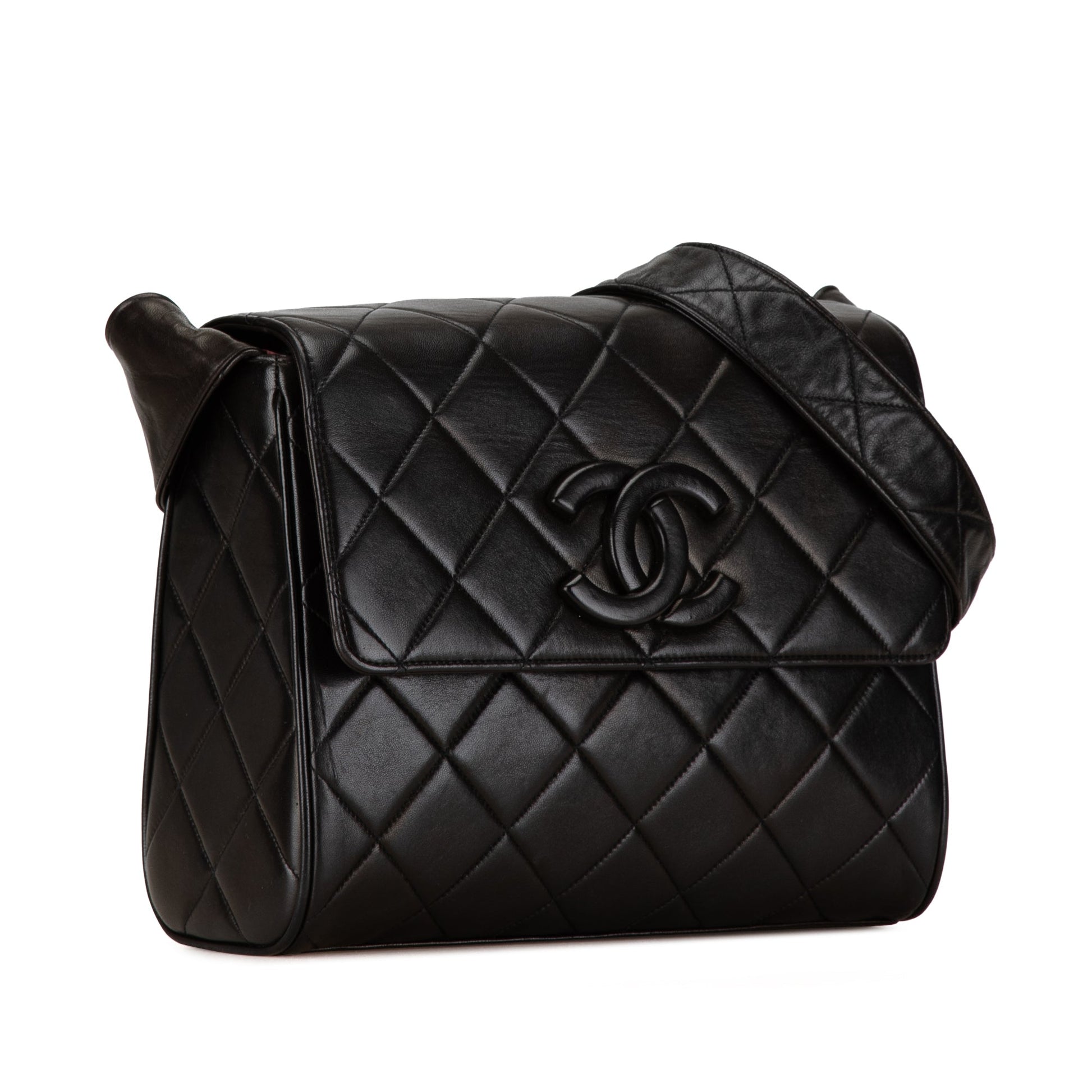 Chanel CC Quilted Lambskin Flap