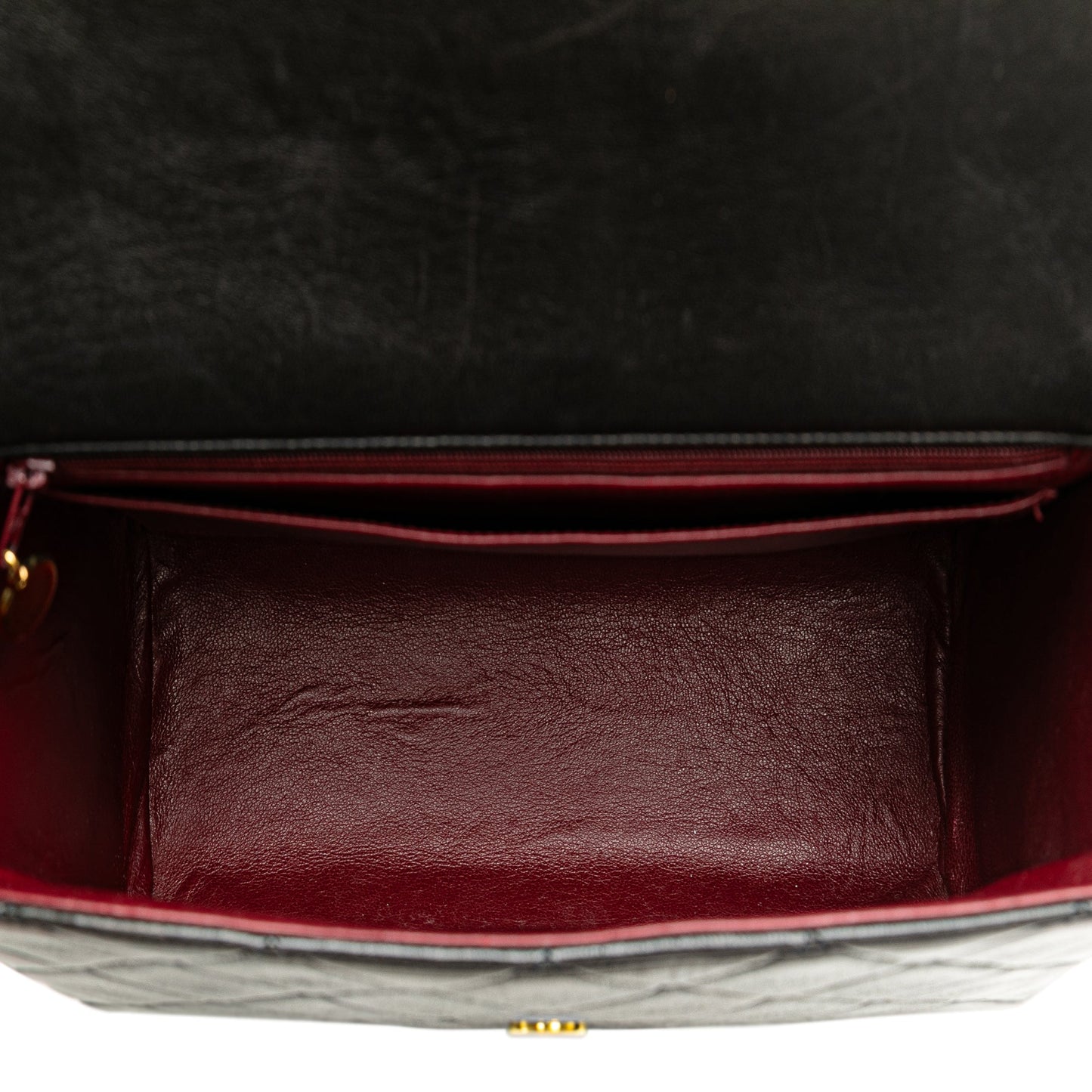 Chanel CC Quilted Lambskin Flap