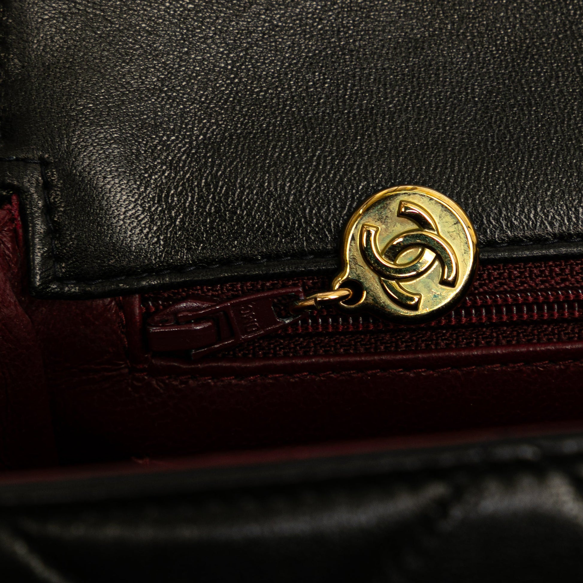 Chanel CC Quilted Lambskin Flap