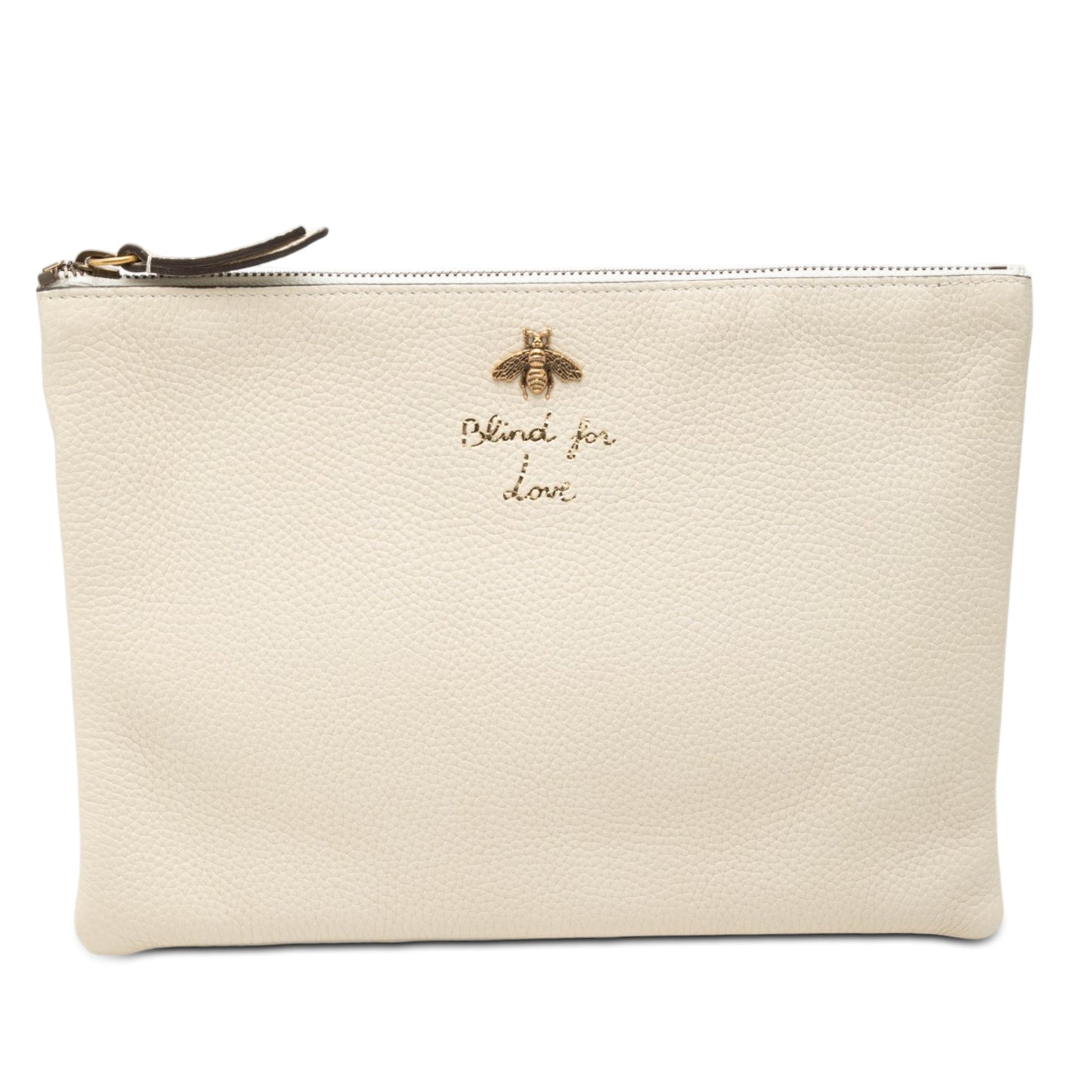 Gucci Calfskin Blind For Love Clutch