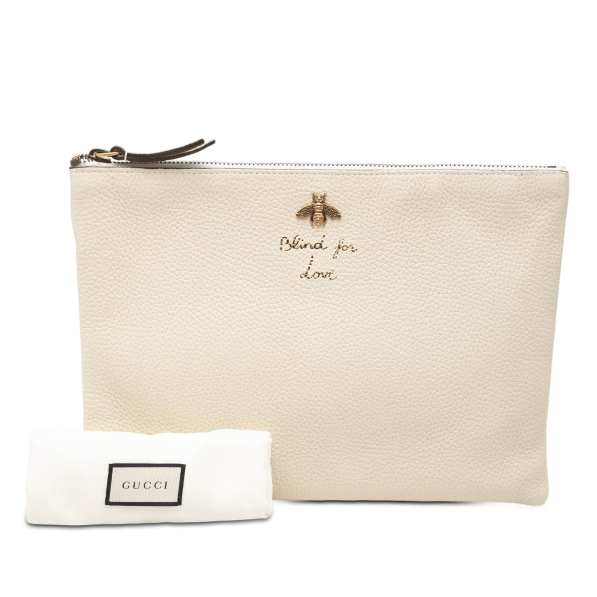 Gucci Calfskin Blind For Love Clutch