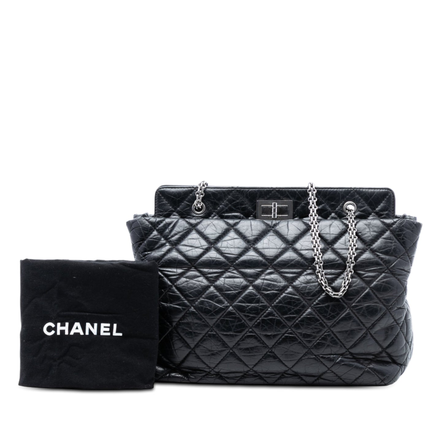 Chanel Quilted Aged Calfskin Reissue 2.55 Tote