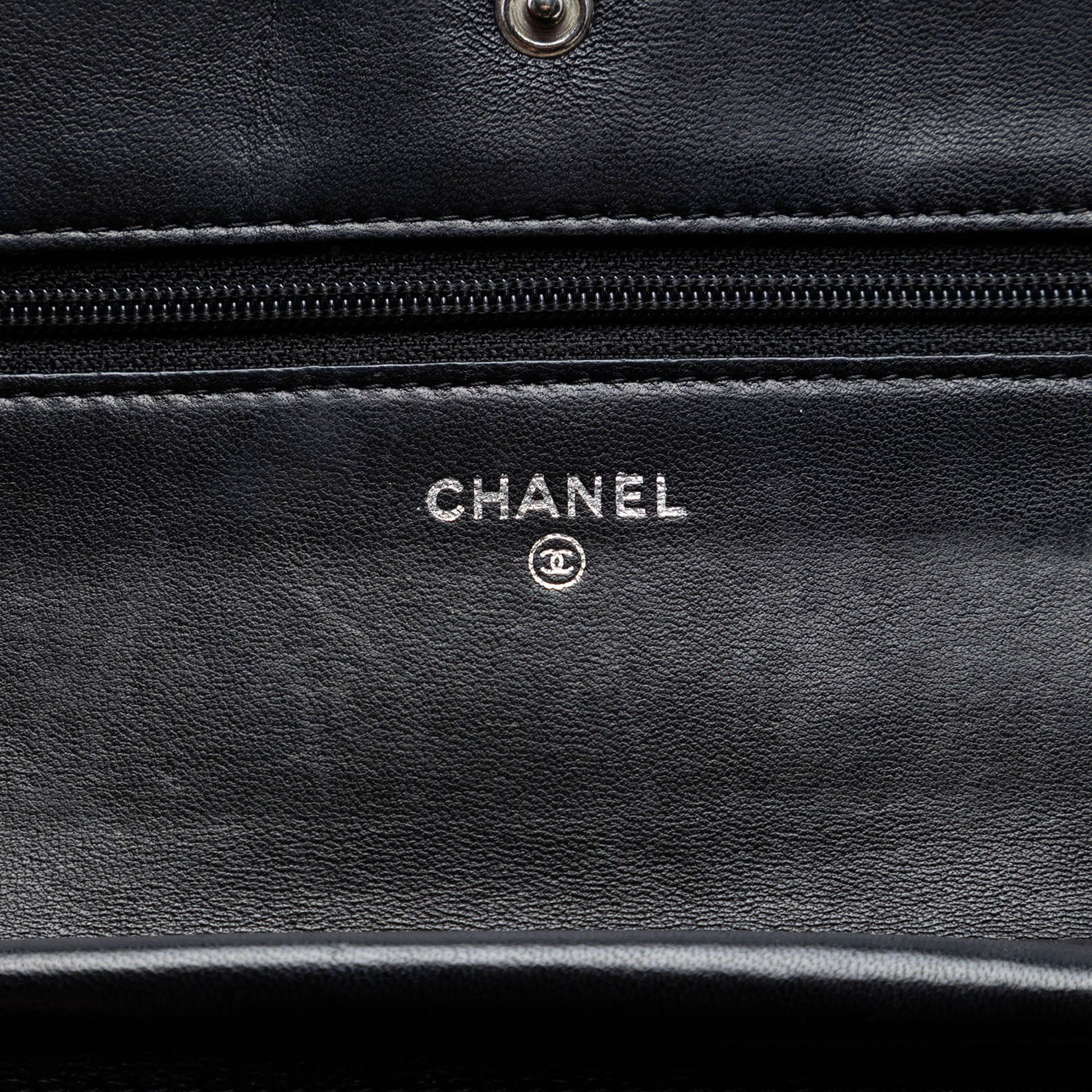 Chanel Quilted Lambskin Boy Wallet On Chain
