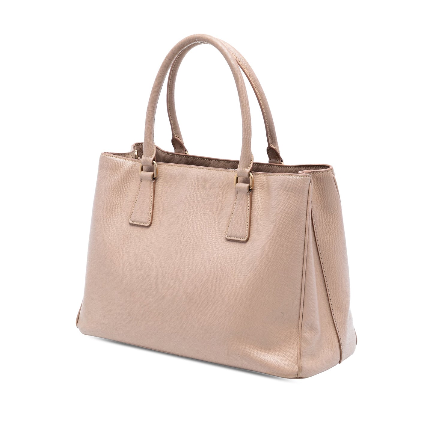 Prada Large Saffiano Lux Galleria Double Zip Satchel