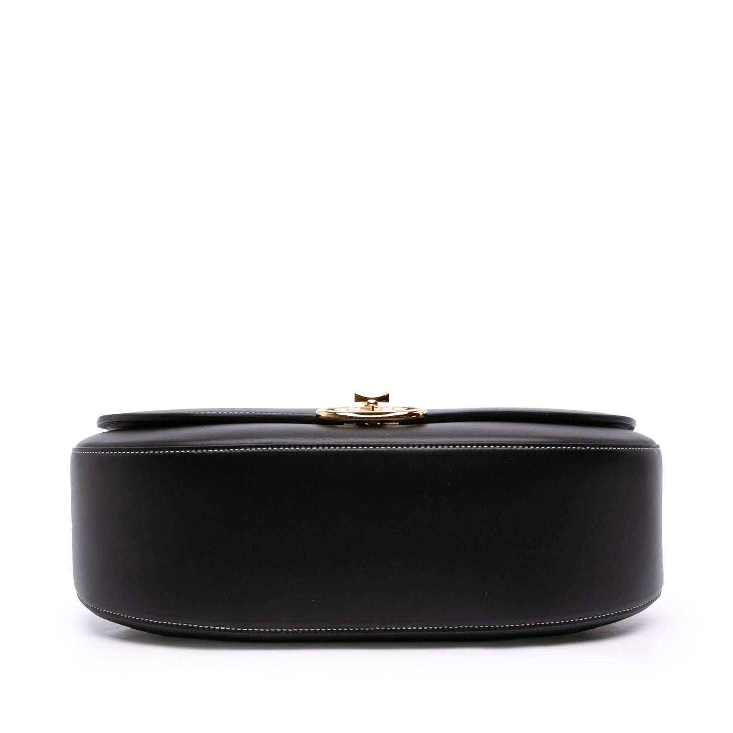 Valentino Medium Leather Ohval Flap Bag
