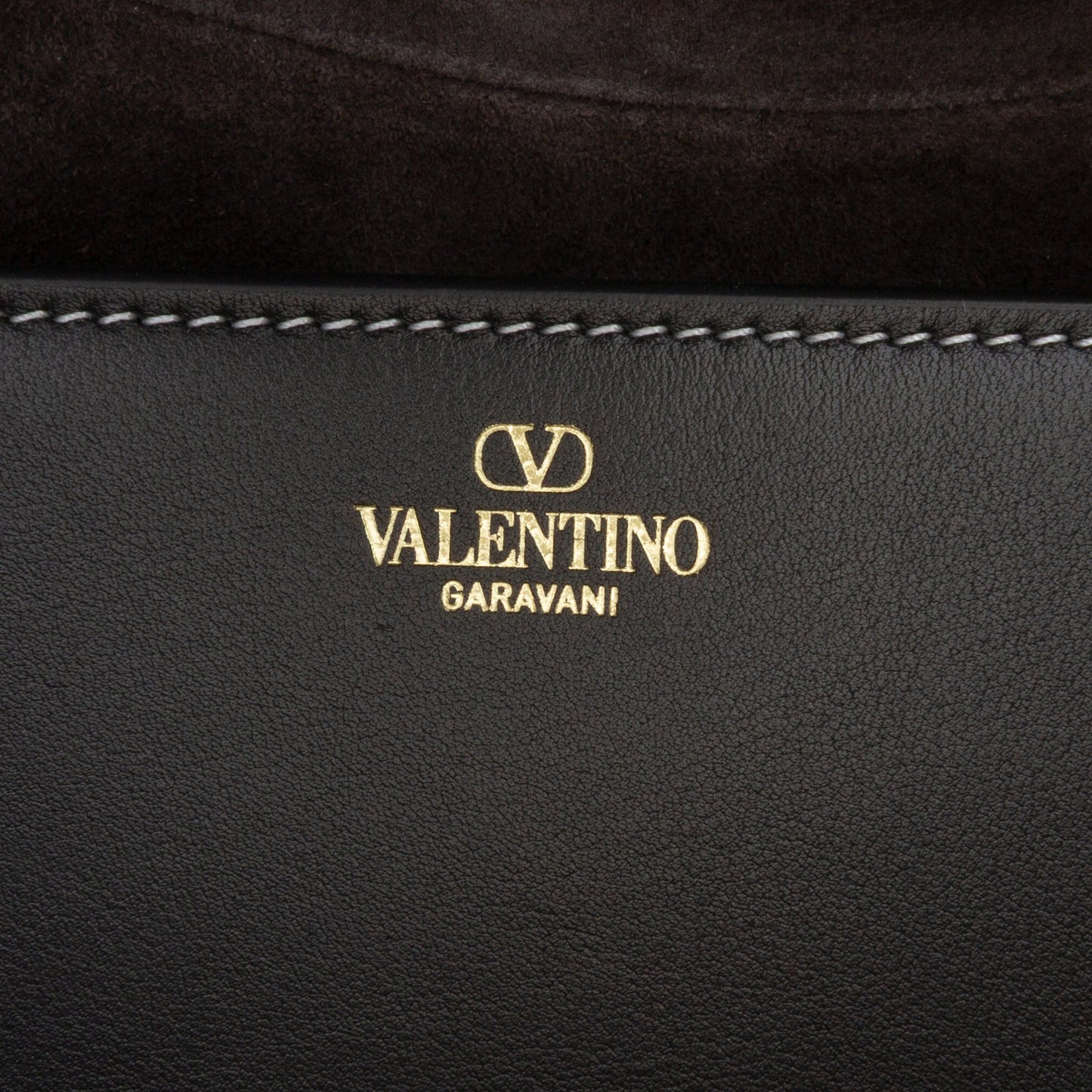 Valentino Medium Leather Ohval Flap Bag