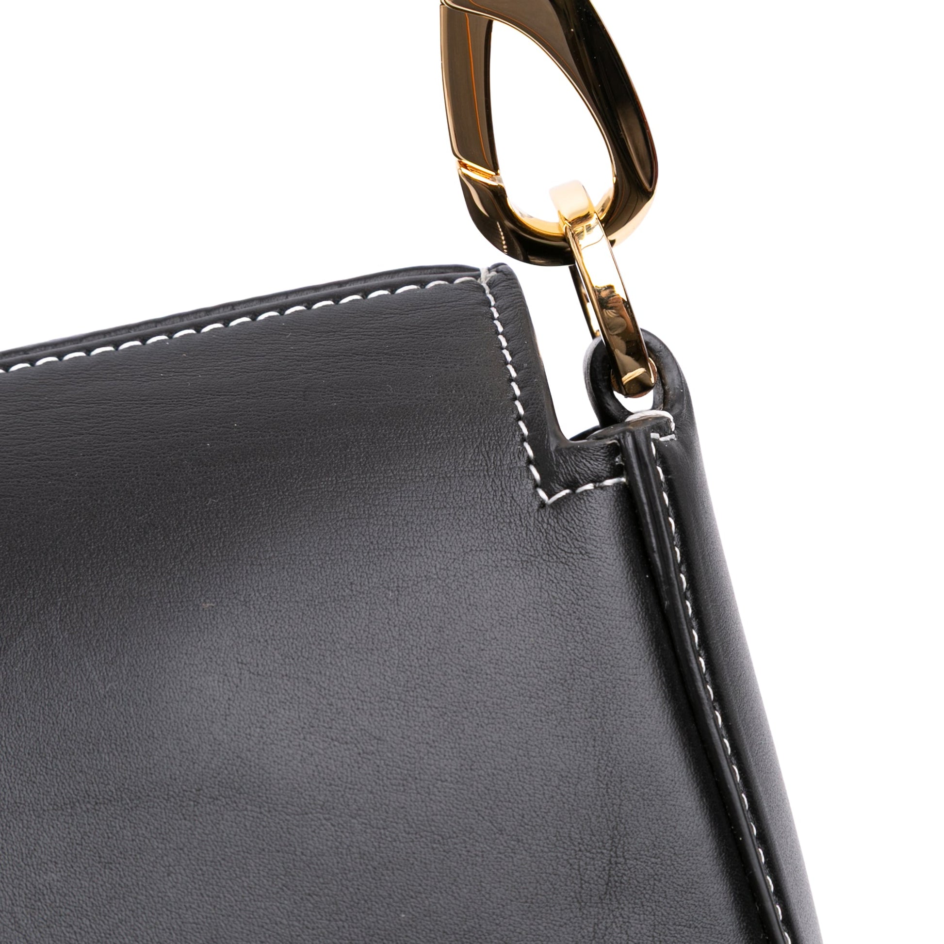 Valentino Medium Leather Ohval Flap Bag