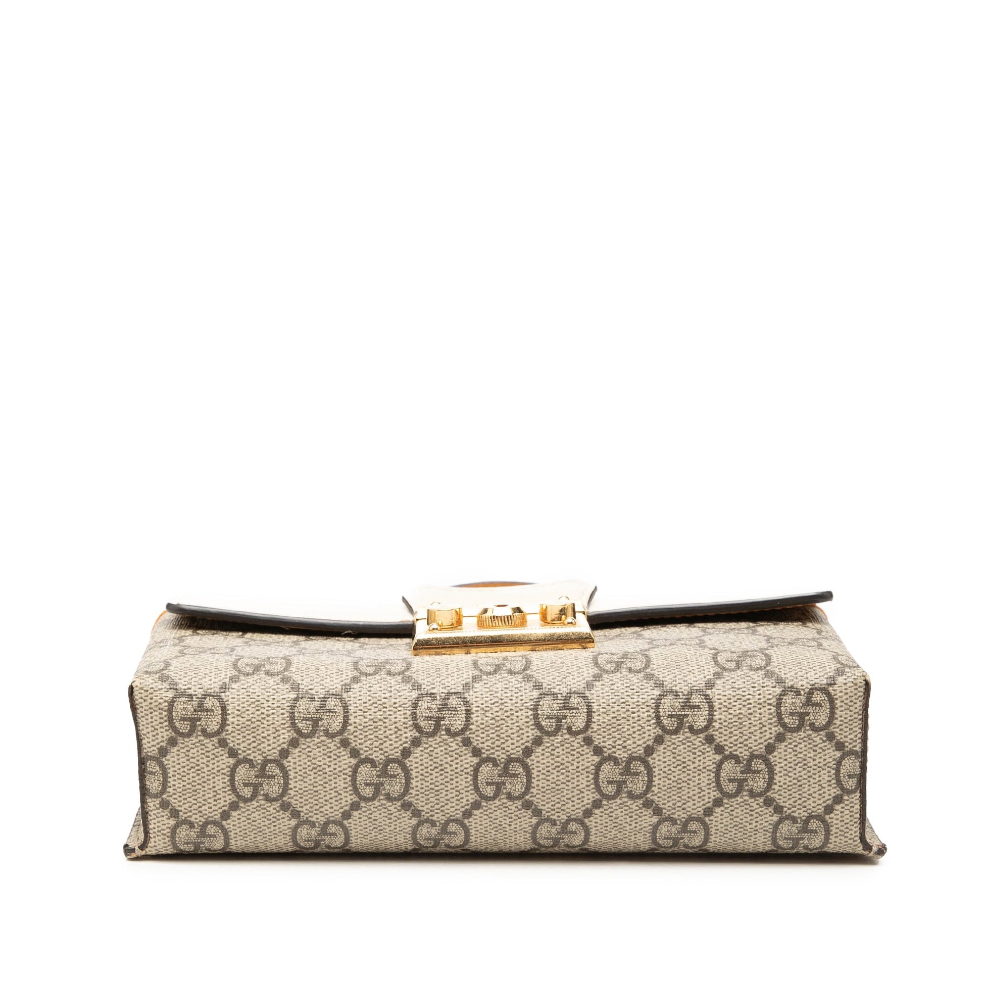 Gucci Mini GG Supreme Padlock Satchel