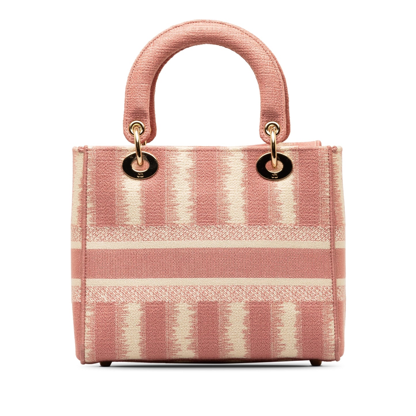 Dior Medium Embroidered Canvas D Stripes Lady D Lite