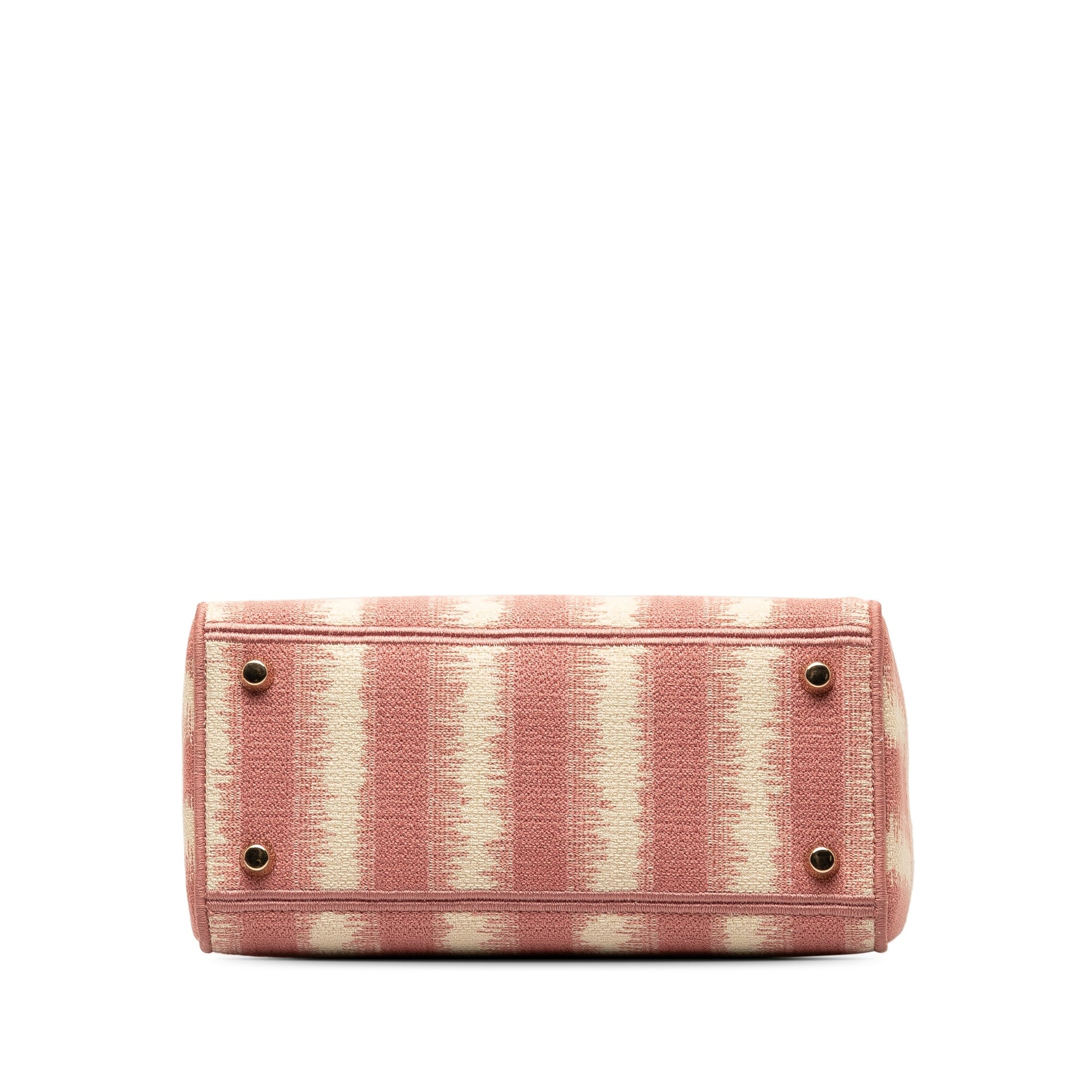 Dior Medium Embroidered Canvas D Stripes Lady D Lite