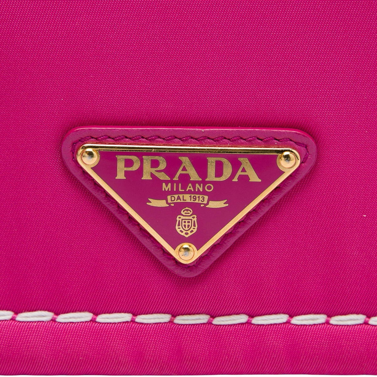 Prada Small Tessuto Chain Flap Crossbody