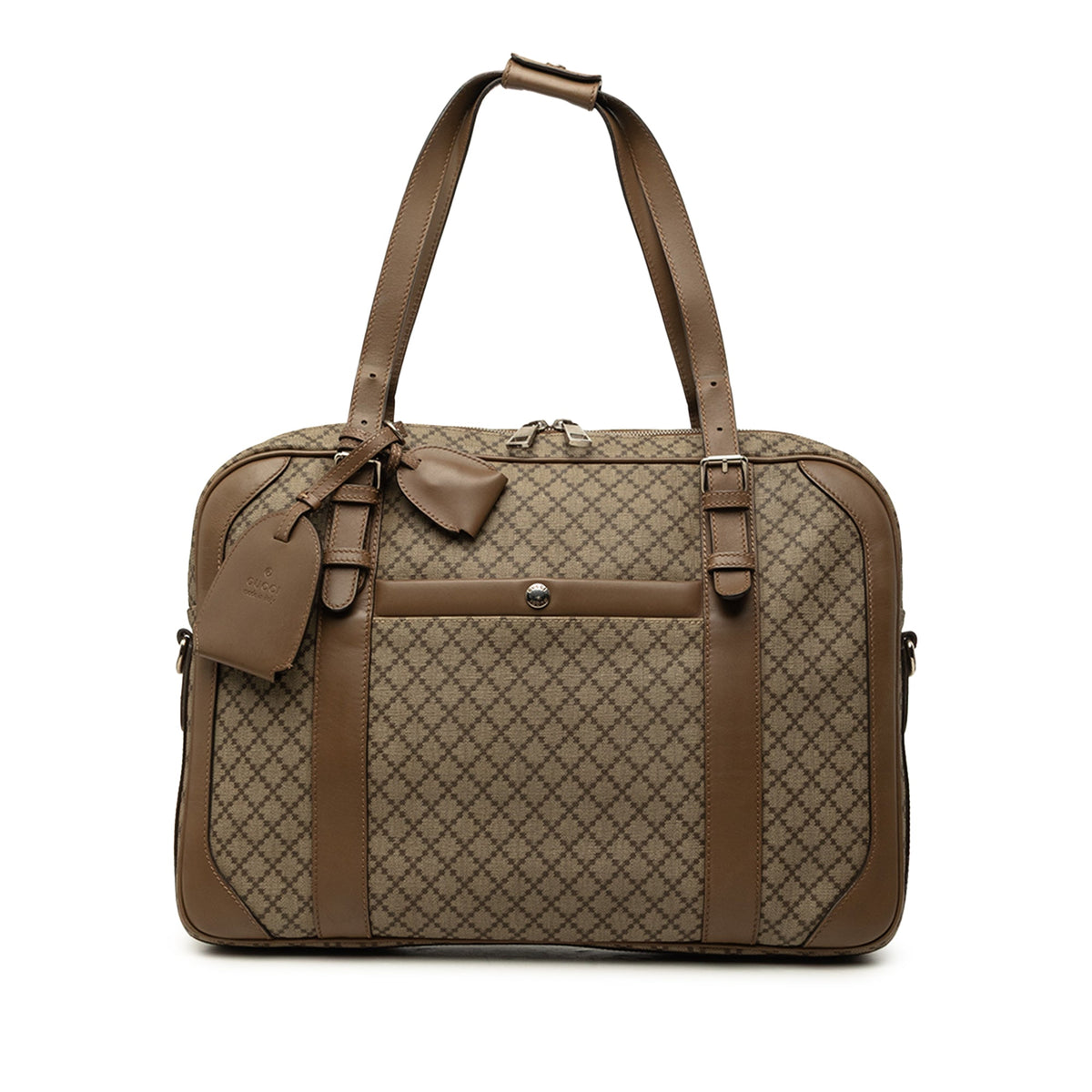 Gucci Diamante Coated Canvas Business Bag