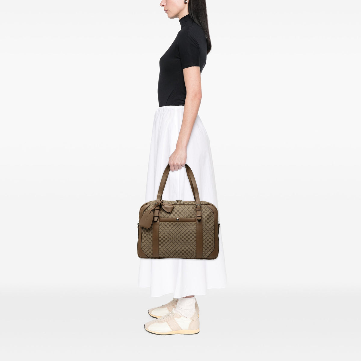 Gucci Diamante Coated Canvas Business Bag