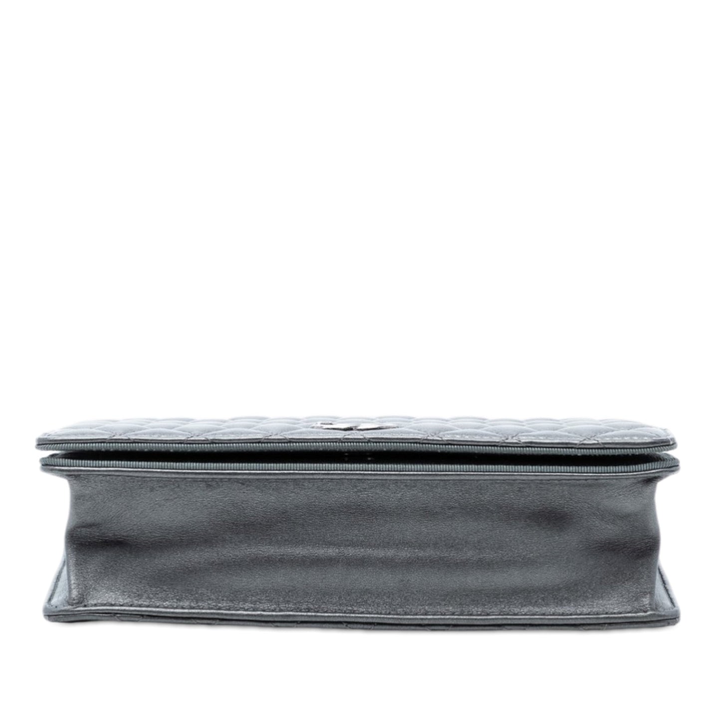 Small Quilted Metallic Lambskin Ballerine Flap