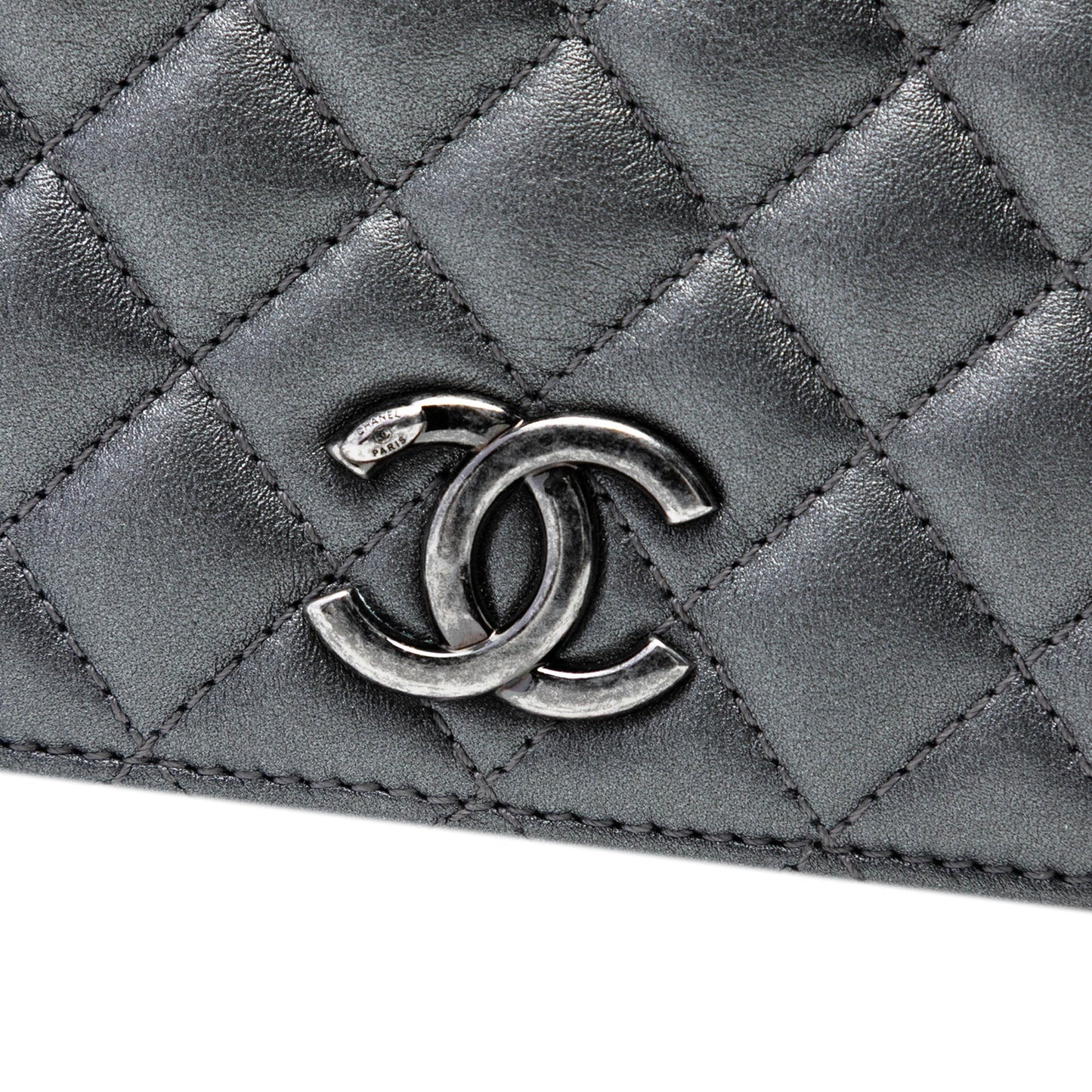 Small Quilted Metallic Lambskin Ballerine Flap