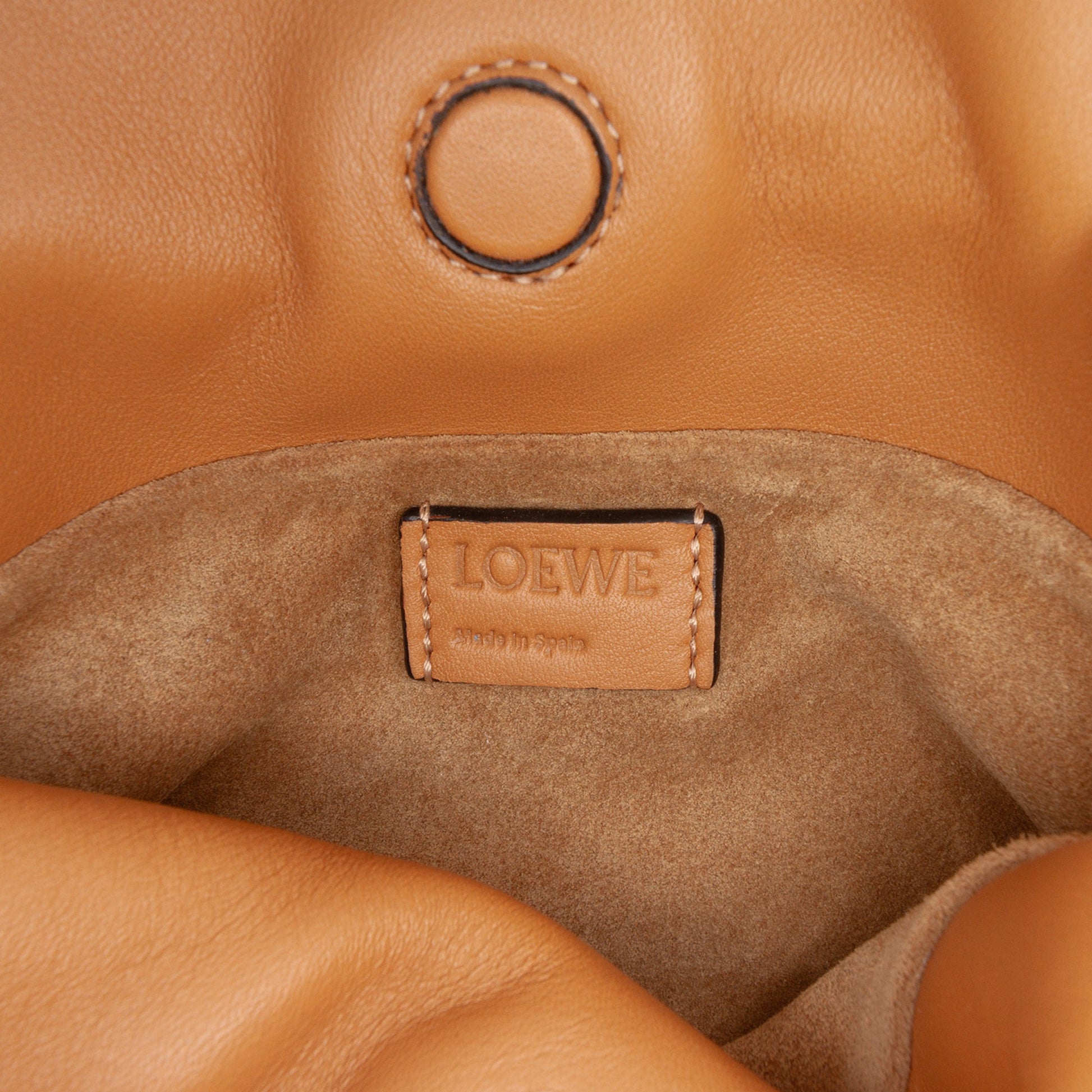 LOEWE Nano Leather Flamenco Knot Chain Crossbody