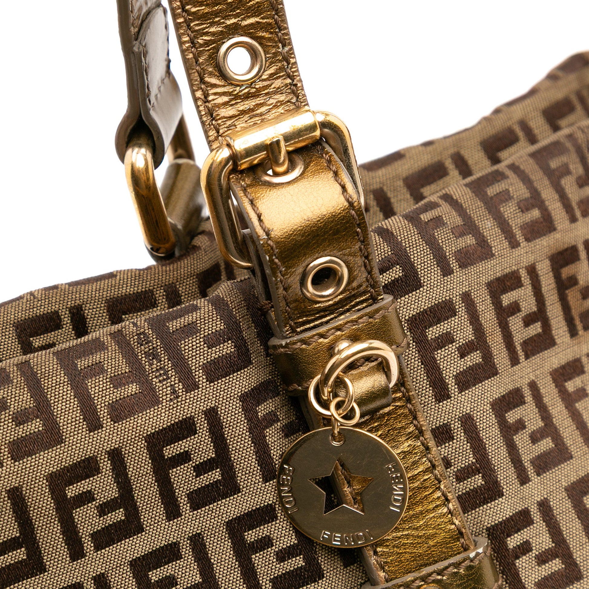 Fendi Zucchino Canvas Superstar Tote
