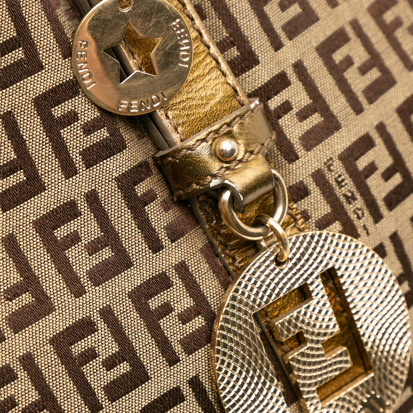 Fendi Zucchino Canvas Superstar Tote