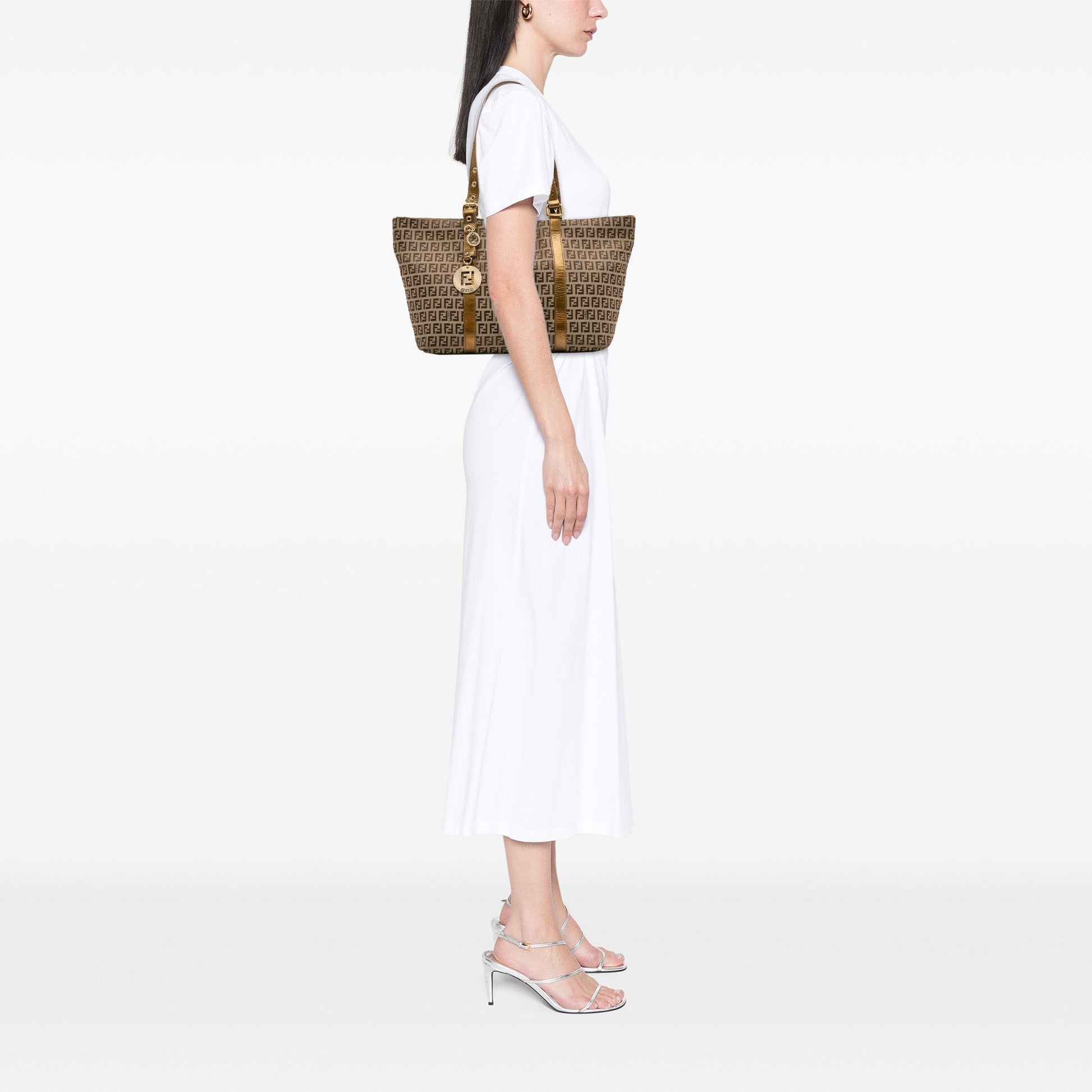 Fendi Zucchino Canvas Superstar Tote
