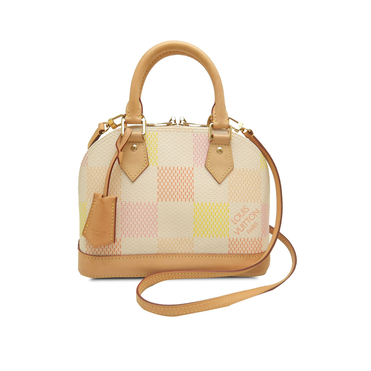 Louis Vuitton Damierlicious Giant Alma BB — Pink