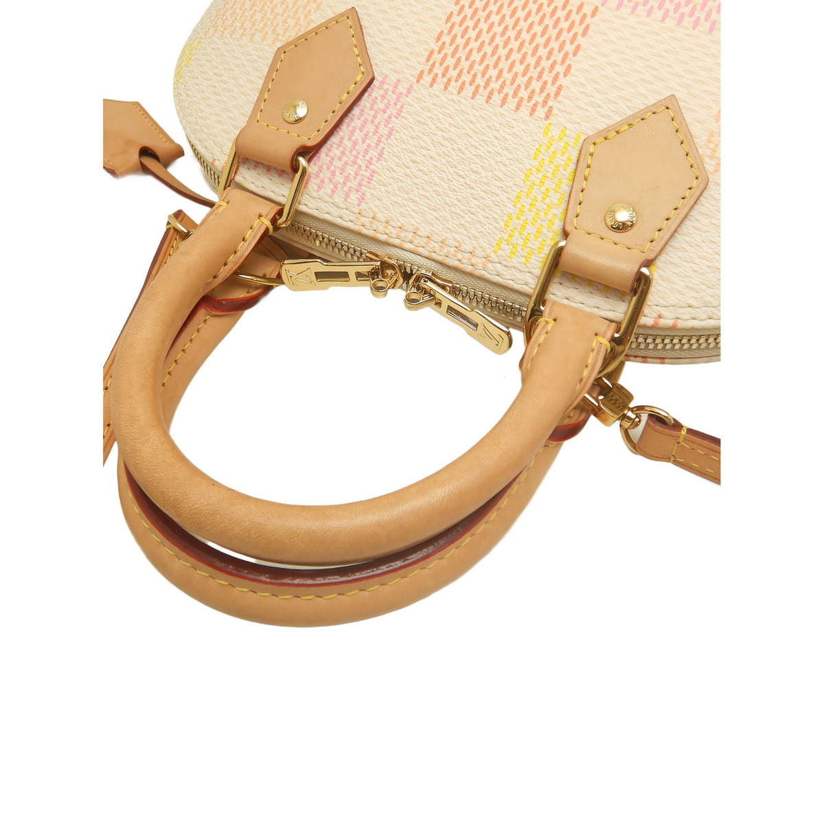 Louis Vuitton Damierlicious Giant Alma BB — Pink