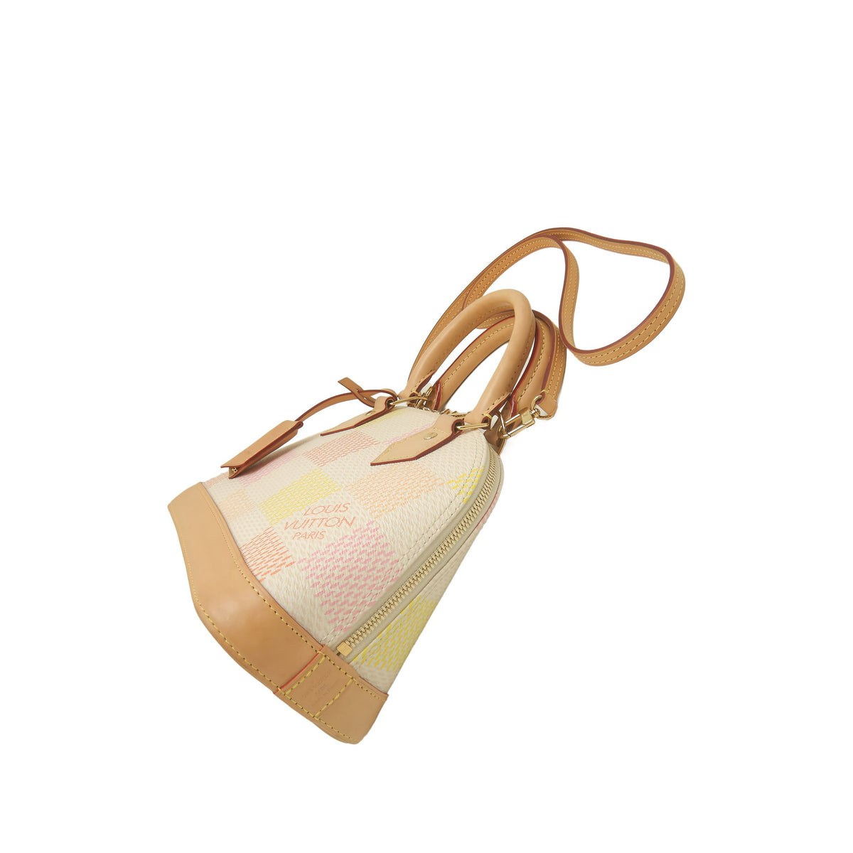 Louis Vuitton Damierlicious Giant Alma BB — Pink
