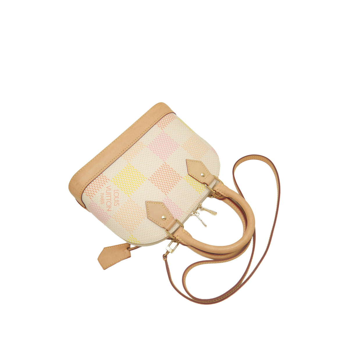 Louis Vuitton Damierlicious Giant Alma BB — Pink