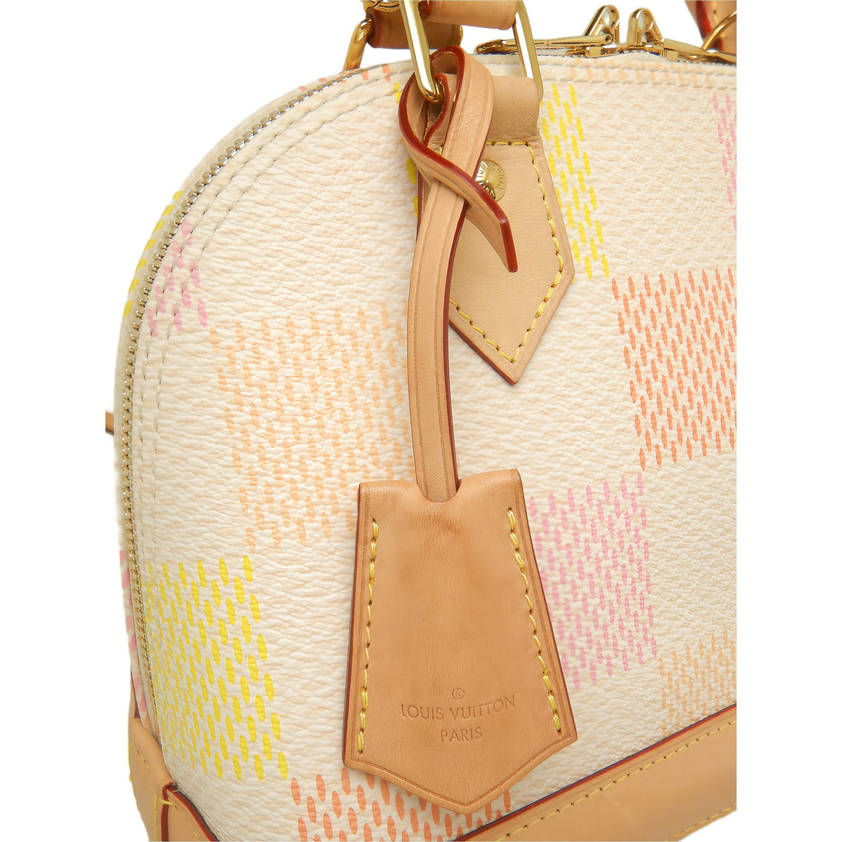 Louis Vuitton Damierlicious Giant Alma BB — Pink