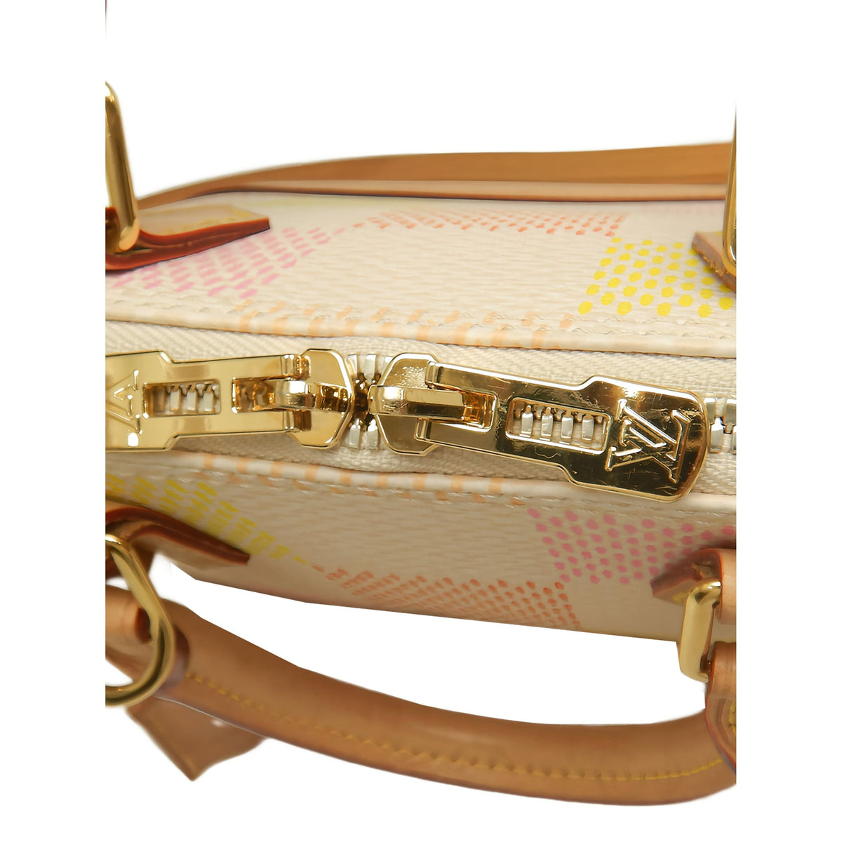 Louis Vuitton Damierlicious Giant Alma BB — Pink