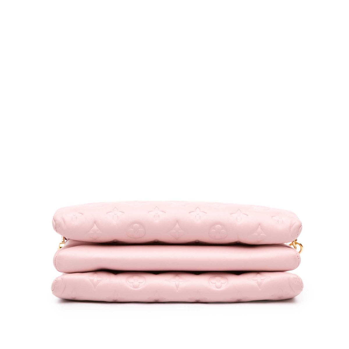 Louis Vuitton Monogram Embossed Puffy Lambskin Coussin PM