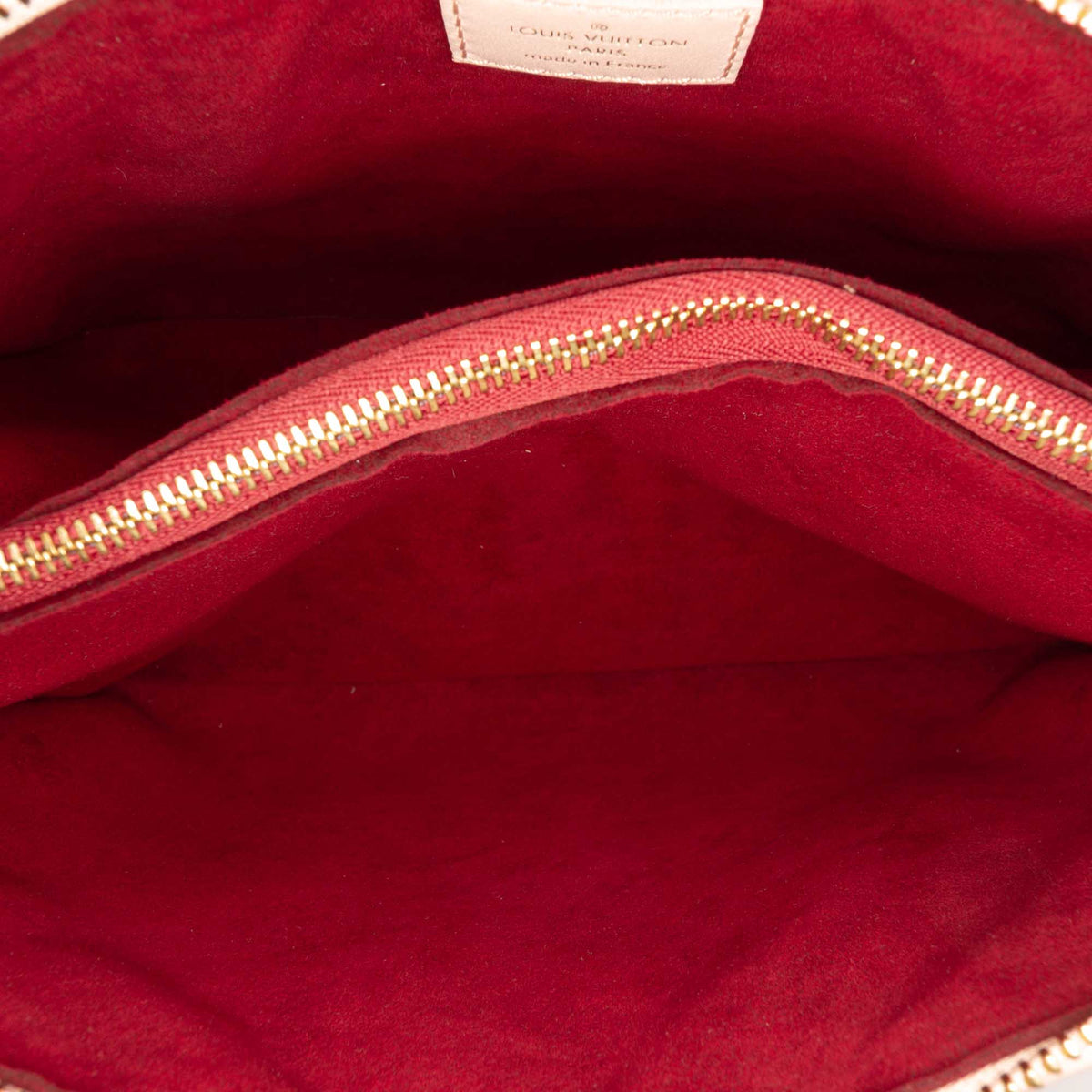 Louis Vuitton Monogram Embossed Puffy Lambskin Coussin PM