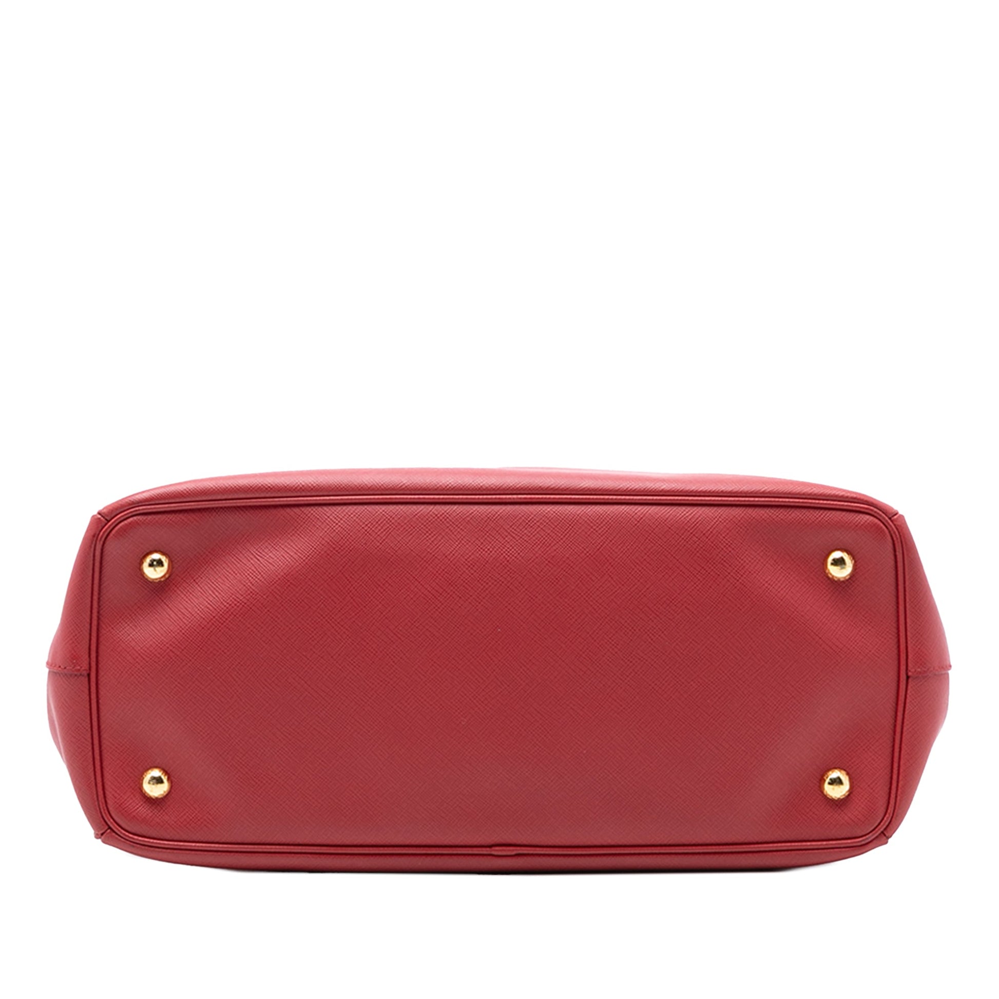 Prada Large Saffiano Lux Galleria Double Zip Satchel