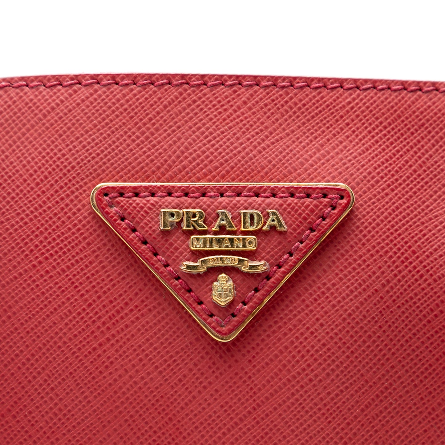 Prada Large Saffiano Lux Galleria Double Zip Satchel