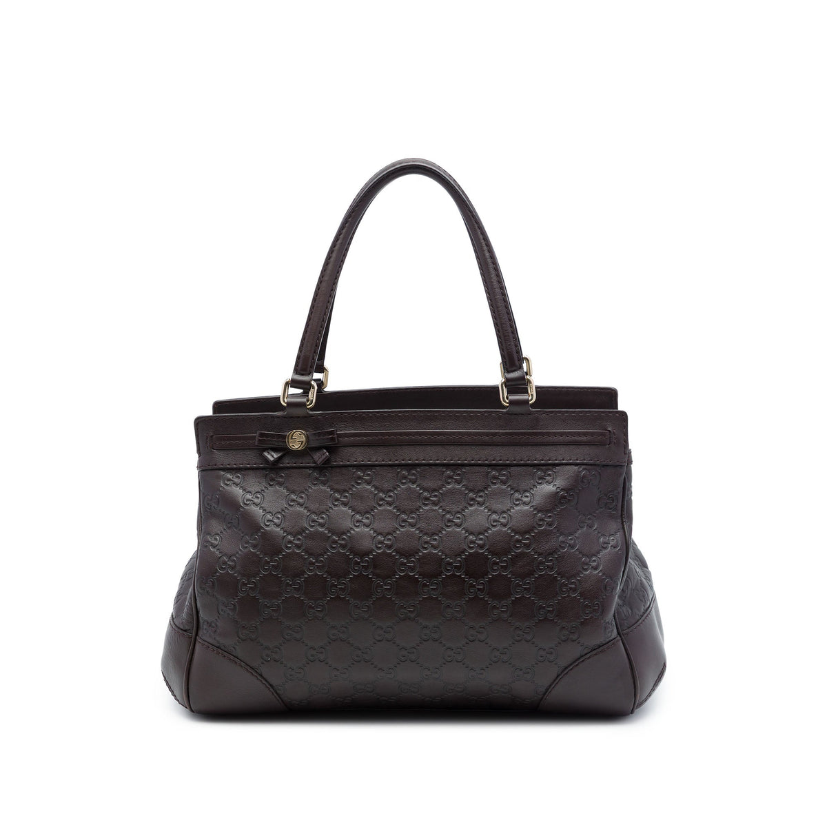 Gucci Guccissima Mayfair Tote — Brown