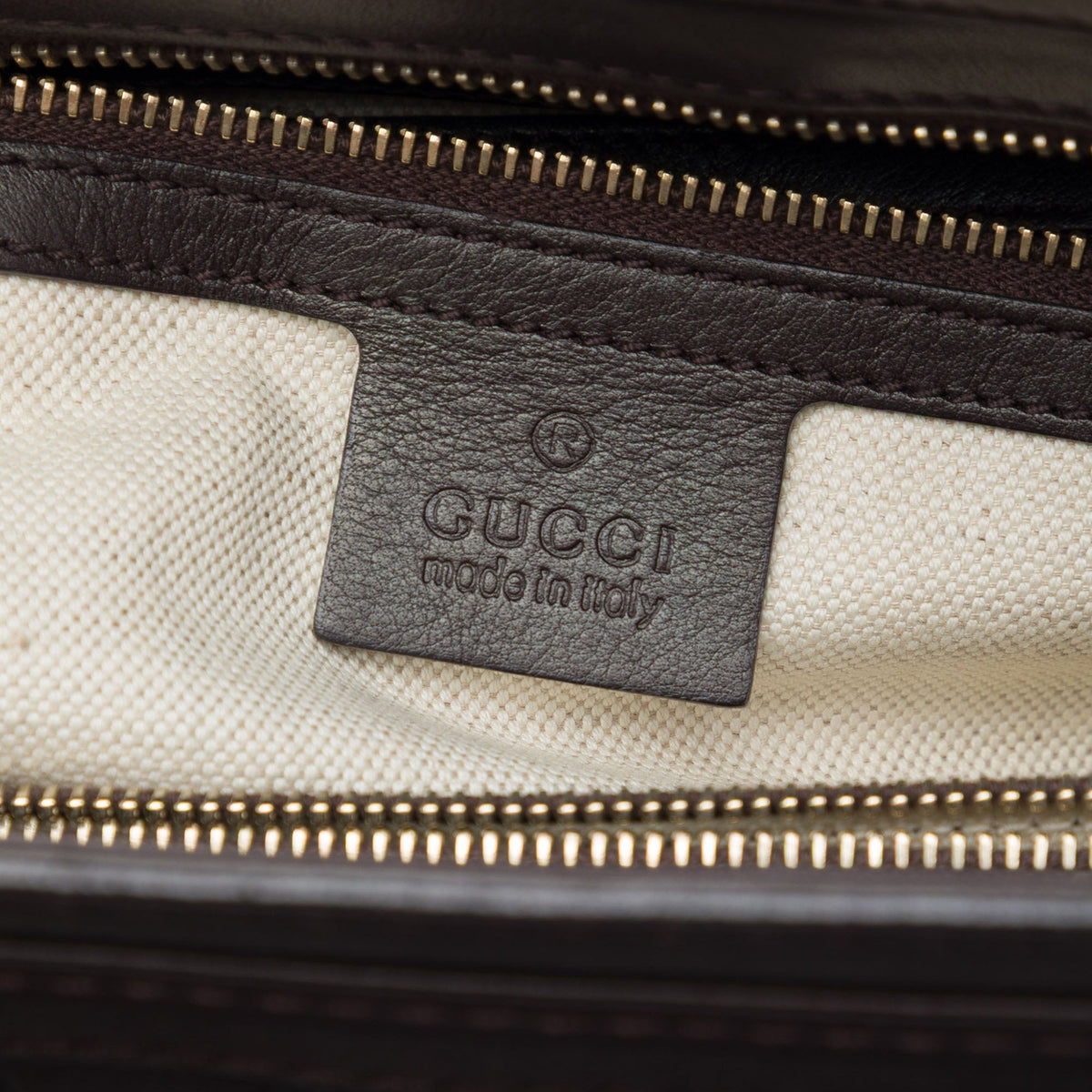 Gucci Guccissima Mayfair Tote — Brown