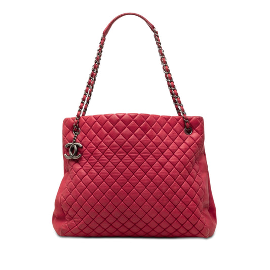 Chanel Large Quilted Iridescent Calfskin New Bubble Tote