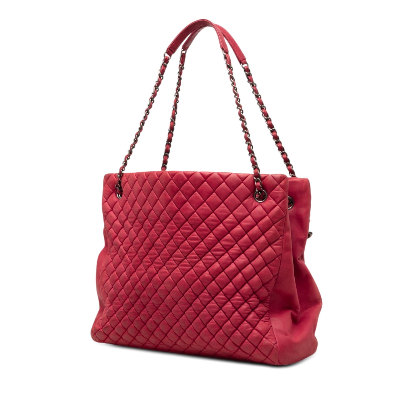 Chanel Large Quilted Iridescent Calfskin New Bubble Tote