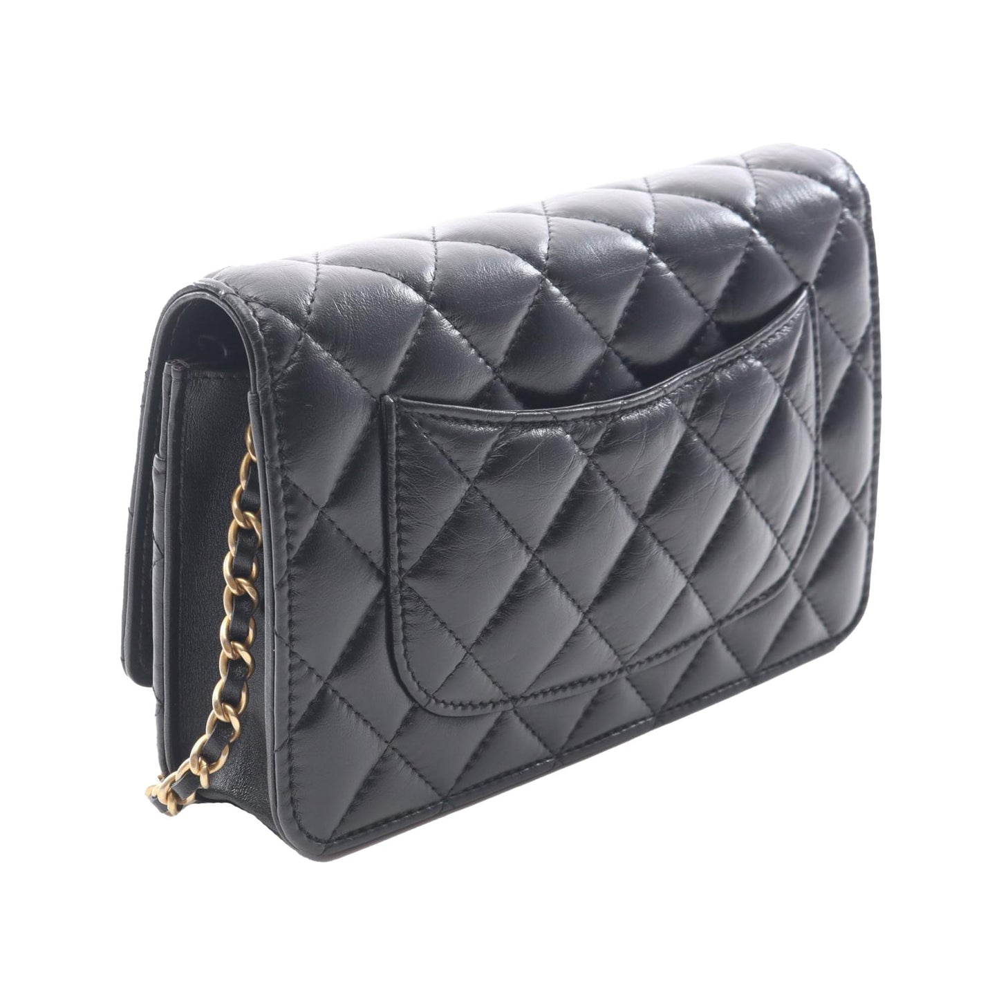 Chanel Quilted Lambskin Reissue 2.55 Charms Wallet On Chain